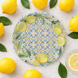Italian Lemon Bridal Shower  ペーパープレート