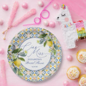 Italian Lemon Bridal Shower  ペーパープレート (パーティー)