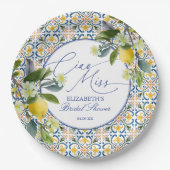 Italian Lemon Bridal Shower  ペーパープレート (正面)