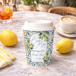 Italian lemon bridal shower  紙コップ