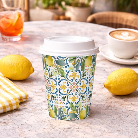 Italian lemon bridal shower  紙コップ
