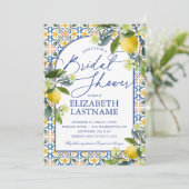 Italian Lemon Bridal Shower Invitation 招待状 (スタンド正面)