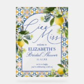 Italian Lemon Bridal Shower Welcome Sign アクリルサイン (正面)