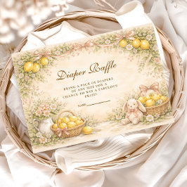 Italian Lemon Bunny Garden Diapper Raffle エンクロージャーカード