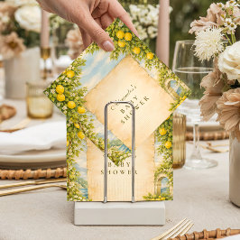 Italian Lemon Garden Baby Shower スタンダードカクテルナプキン