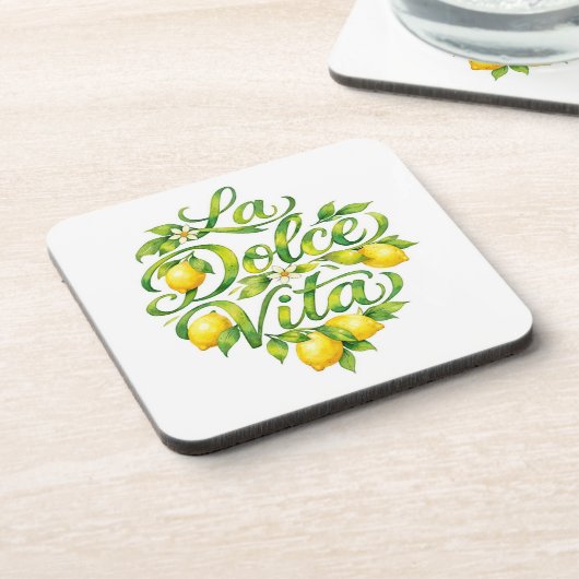 Italian Lemon La Dolce Vita コースター (左側)