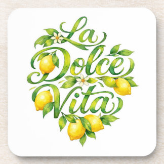 Italian Lemon La Dolce Vita コースター