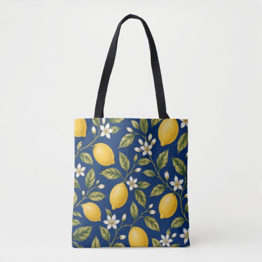 Italian Lemon Market Tote トートバッグ (正面)