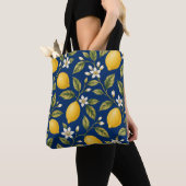 Italian Lemon Market Tote トートバッグ (クローズアップ)