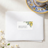Italian Lemon Return Address Label ラベル