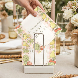 Italian Market Produce Baby Shower スタンダードカクテルナプキン