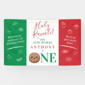 Italian Meatball 1st Birthday  横断幕 (横)