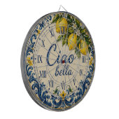Italian Mediterranean Kitchen Amalfi Coast Lemon ダーツボード (正面左)