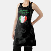 Italian Mom's Endless Love Family Forever エプロン (インサイチュ)