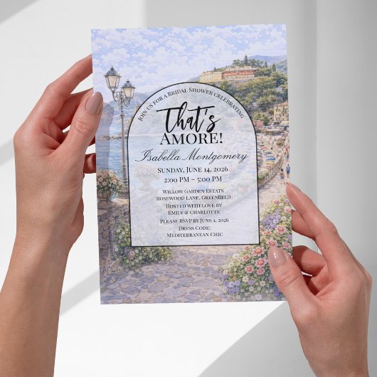 Italian Monterosso al Mare That’s Amore 招待状