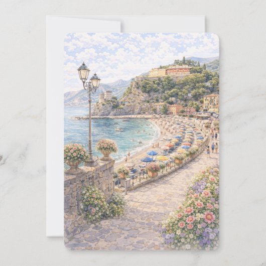 Italian Monterosso al Mare That’s Amore 招待状 (裏面)