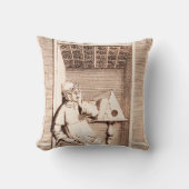 Italian Monument to Dante Alighieri Divine Comedy クッション (正面)