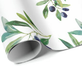 Italian Olive Branch ラッピングペーパー (ロールコーナー)
