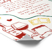 Italian Pasta Baby Shower Dont Say Baby Game ポスター (角)