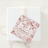 Italian Pasta Holy Cannoli Birthday Party フェイバータグ (インサイチュ)