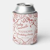 Italian Pasta Holy Cannoli Birthday Party Favor 缶クーラー (缶裏面)