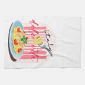 Italian Pasta Spaghettis  キッチンタオル (横)