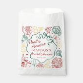 Italian Pasta Thats Amore Bridal Shower フェイバーバッグ (正面)