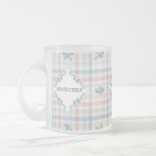 Italian Pastry Shop, by Natasha Us   フロストグラスマグカップ (左)