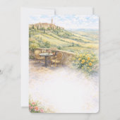 Italian Pienza That’s Amore Bridal Shower 招待状 (裏面)