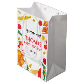 Italian Pizza Pasta Party ミディアムペーパーバッグ (正面アングル)