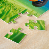 Italian pizza performing dramatic soccer bicycle k ジグソーパズル (側面)