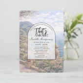 Italian Ravello That’s Amore Bridal Shower 招待状 (スタンド正面)