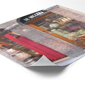 Italian Shop with a Bike ポスター (角)