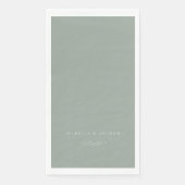 Italian Solid Sage Green Wedding (正面)