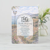 Italian Sorrento That’s Amore Bridal Shower 招待状 (スタンド正面)