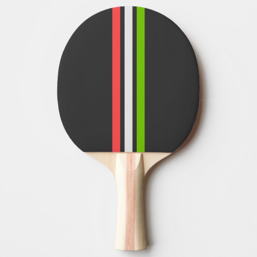 Italian Sport Stripe Ping Pong Paddle 卓球ラケット (正面)