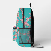 Italian Spring Cherry Blossom Watercolor Backpack プリントバックパック (右)