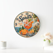 Italian Spritz  ラージ壁時計 (ホーム)