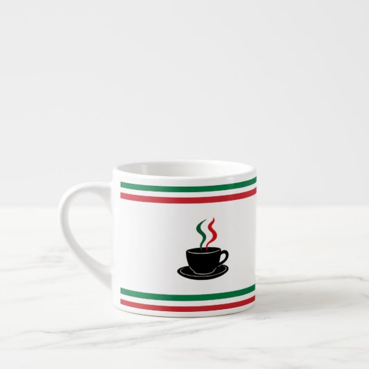 Italian stripes espresso  エスプレッソカップ (左)