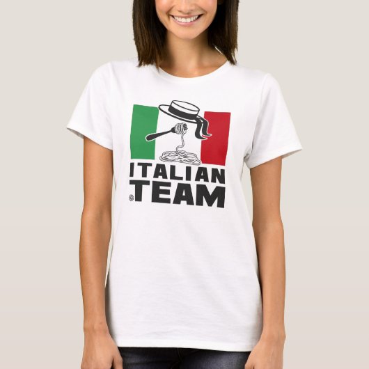 ITALIAN TEAM 2 Femme Tシャツ (正面)