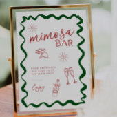 Italian That's Amore Bridal Shower Mimosa Bar 台座サイン