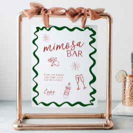 Italian That's Amore Bridal Shower Mimosa Bar 台座サイン