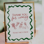 Italian That's Amore Bridal Thank You for Coming 台座サイン