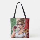 Italian Themed Tote トートバッグ (裏面)