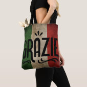 Italian Themed Tote トートバッグ (クローズアップ)