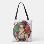 Italian Themed Tote トートバッグ (裏面)