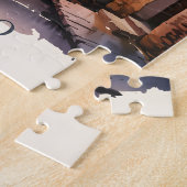 Italian Village Trulli Vintage Alberobello Puglia ジグソーパズル (側面)