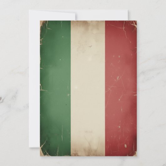 Italian Vintage 60th Birthday Invitation 招待状 (裏面)