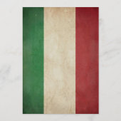 Italian Vintage 60th Birthday Party Dinner Menu メニュー (裏面)