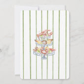 Italian Watercolor Rustic Bridal Shower Invitation 招待状 (裏面)